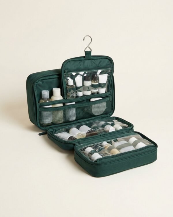 Basin Hanging Wash Bag — Pullman Green