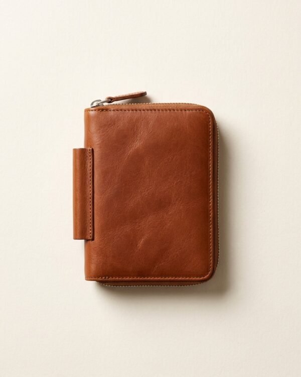 Passage Zip Travel Wallet — Cognac