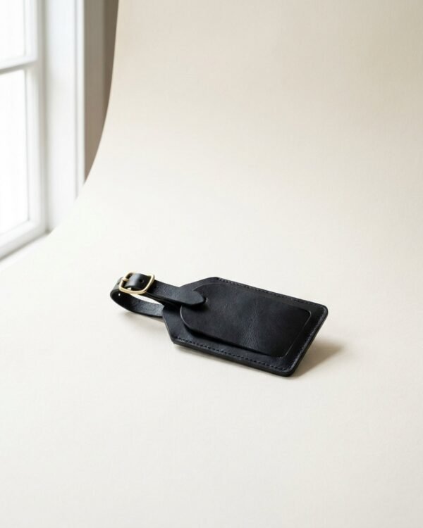 Platform Leather Luggage Tag — Ink