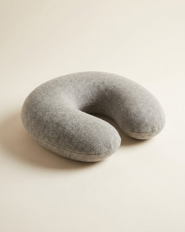Platform Merino Travel Pillow — Stone