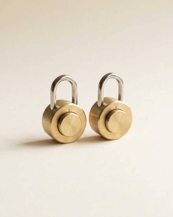 Platform TSA Lock Set of 2 — Brass